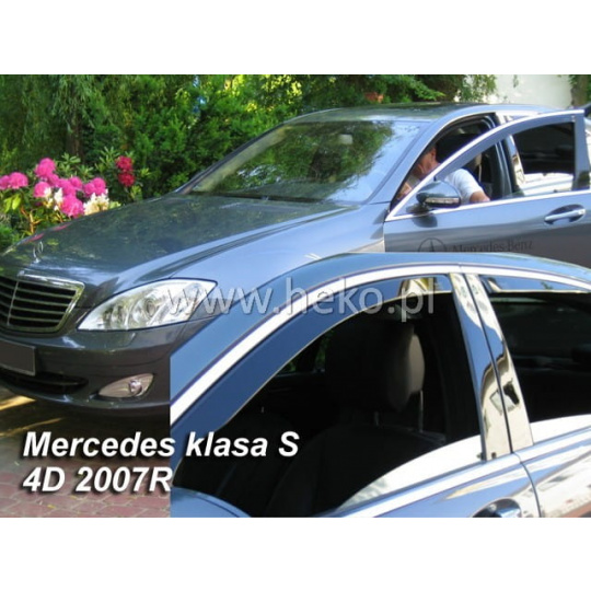 HEKO ofuky oken Mercedes Benz S W221 4dv (2005-2013) přední