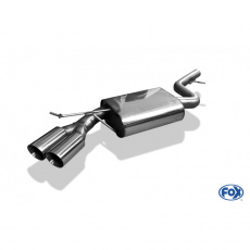 Fox Sportauspuff koncový tlumič výfuku s koncovkou 2x76 Typ 25 pro BMW řada 3 E90, E91, E92 s motorem 2.0 D