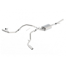 Borla Cat-Back výfukový systém "ATAK" typ 36 pro Chevrolet Silverado 1500 5,3l 2-dvéř. RC/SB 78,8", WB 119", r.v. od 14-18, typ koncovek: chromové