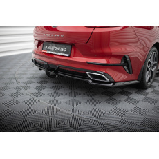 Maxton Design středový spoiler pod zadní nárazník s žebrováním pro Kia Proceed Mk1 GT, černý lesklý plast ABS Maxton Design středový spoiler pod zadní nárazník s žebrováním pro Kia Proceed Mk1 GT, černý lesklý plast ABS