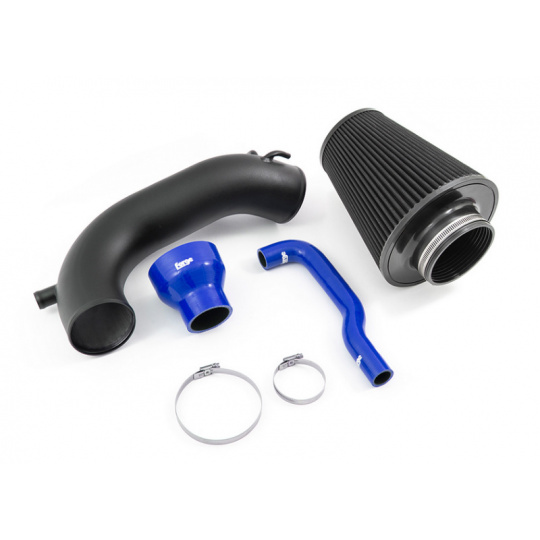 Forge Motorsport kit sání pro Hyundai i30N vč. facelift, barva hadice: modrá, materiál filtru: bavlněný