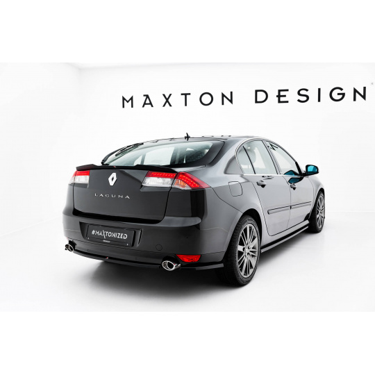 Maxton Design boční difuzory pod zadní nárazník pro Renault Laguna GT Mk3, černý lesklý plast ABS Maxton Design boční difuzory pod zadní nárazník pro Renault Laguna GT Mk3, černý lesklý plast ABS