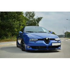 Maxton Design spoiler pod přední nárazník ver.1 pro Alfa Romeo 156 GTA, černý lesklý plast ABS