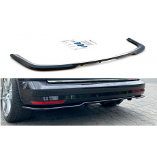 Maxton Design středový spoiler pod zadní nárazník s žebrováním pro Volkswagen Caddy Mk 4, černý lesklý plast ABS Maxton Design středový spoiler pod zadní nárazník s žebrováním pro Volkswagen Caddy Mk 4, černý lesklý plast ABS