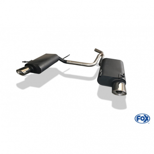 Fox Sportauspuff koncový tlumič výfuku s koncovkou 115x85 Typ 33 na obou stranách pro Lexus RX XU1 s motorem 3.0