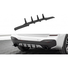 Maxton Design "Street Pro" difuzor zadního nárazníku pro BMW X1 F48 /M-Pack, plast ABS bez povrchové úpravy, s černou a červenou linkou Maxton Design "Street Pro" difuzor zadního nárazníku pro BMW X1 F48 /M-Pack, plast ABS bez povrchové úpravy, s černou a červenou linkou