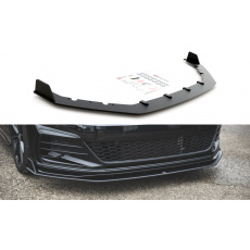 Maxton Design "Racing durability" spoiler pod přední nárazník pro Volkswagen Golf GTI TCR Mk7 Facelift, plast ABS bez povrchové úpravy, s červenou linkou