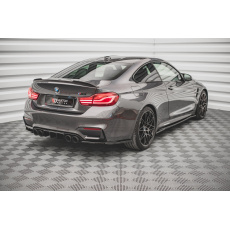 Maxton Design boční difuzory pod zadní nárazník ver.2 pro BMW M4 F82, černý lesklý plast ABS