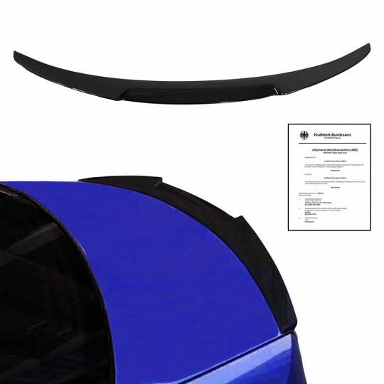 JOM černý lesklý spoiler kufru BMW 3 E90 sedan (2005-2011)