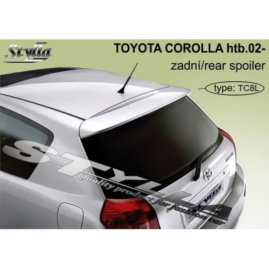 Stylla spoiler zadních dveří Toyota Corolla htb (2002 - 2006)