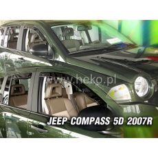 HEKO ofuky oken Jeep Compass 5dv (od 2007- 2016) přední + zadní