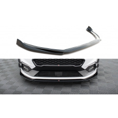Maxton Design spoiler pod přední nárazník ver.4 pro Ford Fiesta ST Mk8, černý lesklý plast ABS Maxton Design spoiler pod přední nárazník ver.4 pro Ford Fiesta ST Mk8, černý lesklý plast ABS