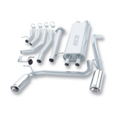 Borla Cat-Back výfukový systém pro Hummer H2 SUT 6,0l V8 s automatickou převodovkou, AWD, 4-dvéř., r.v. od 03-06