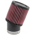 K&N univerzální kulatý filtr se vstupem 62 mm a výškou 102 mm, gumový vrchlík, vnější průměr 95 mm