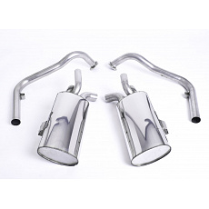 Milltek Sport výfukový systém cat-back bez rezonátoru (hlasitější) pro Porsche Boxster S 3.4 987 Gen2 2009-2013, typ koncovek: GT-90 černé Milltek Sport výfukový systém cat-back bez rezonátoru (hlasitější) pro Porsche Boxster S 3.4 987 Gen2 2009-2013, typ koncovek: GT-90 černé