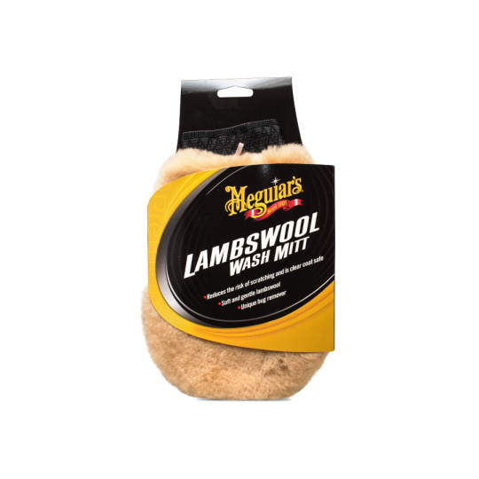 Meguiar's Lambswool Wash Mitt - mycí rukavice z pravé jehněčí vlny