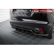 Maxton Design středový spoiler pod zadní nárazník s žebrováním pro Jaguar E-Pace Mk1 R-Dynamic, černý lesklý plast ABS Maxton Design středový spoiler pod zadní nárazník s žebrováním pro Jaguar E-Pace Mk1 R-Dynamic, černý lesklý plast ABS