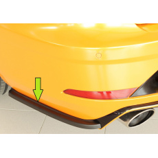 Rieger spoiler pod zadní nárazník na levé straně pro Seat Leon FR 5F 5-dvéř. (ST/Combi) r.v. 01/17-, plast ABS bez povrchové úpravy