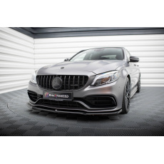 Maxton Design spoiler pod přední nárazník pro Mercedes třída C W205 Facelift/63 AMG/Sedan/Estate, černý lesklý plast ABS Maxton Design spoiler pod přední nárazník pro Mercedes třída C W205 Facelift/63 AMG/Sedan/Estate, černý lesklý plast ABS