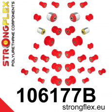 106177B: Strongflex Kompletní sada silentbloků pro zavěšení 106177B: Strongflex Kompletní sada silentbloků pro zavěšení