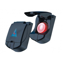 FOLIATEC Startovací tlačítko s integrovanou krytkou - černé