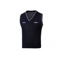 Sparco pletená bavlněná vesta Martini Racing, barva: modrá, velikost: XL