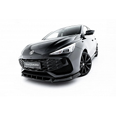 Maxton Design spoiler pod přední nárazník ver.2 pro MG 3 Mk1, černý lesklý plast ABS