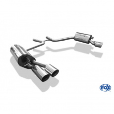 Fox Sportauspuff koncový tlumič výfuku s koncovkou 2x90 Typ 25 na obou stranách pro Mercedes CLS C219 s motorem 3.0 CDI, 3.5, 5.0