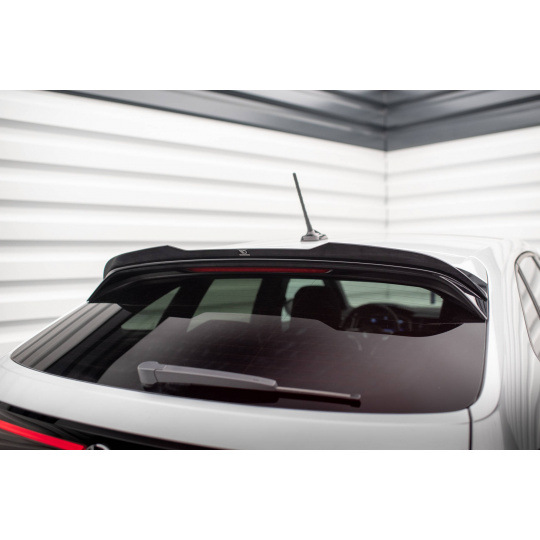 Maxton Design prodloužení spoileru pro Volkswagen Taigo Mk1 R-Line, černý lesklý plast ABS