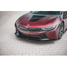 Maxton Design spoiler pod přední nárazník pro BMW i8, černý lesklý plast ABS