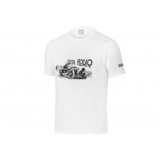 Sparco tričko Targa Florio Design, barva: bílá, velikost: XXL Sparco tričko Targa Florio Design, barva: bílá, velikost: XXL