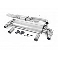 Milltek sport ValveSonic výfukový systém cat-back bez rezonátoru pro Audi RS3 Sedan 400PS (8V MQB) - s OPF/GPF 2019-2024, typ koncovek: oválné titanové