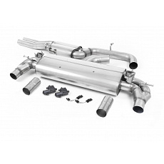 Milltek sport ValveSonic výfukový systém cat-back bez rezonátoru pro Audi RS3 Sedan 400PS (8V MQB) - s OPF/GPF 2019-2024, typ koncovek: oválné titanové