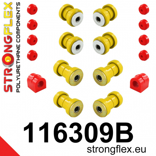 116309B: Strongflex Sada silentbloků předního zavěšení