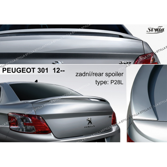 Stylla spoiler zadního víka Peugeot 301