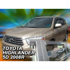 HEKO ofuky oken Toyota  Highlander 5dv (od 2007) přední + zadní