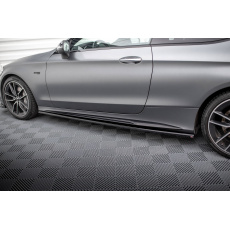 Maxton Design difuzory pod boční prahy pro Mercedes třída C W205 Facelift/43 AMG/Coupe, černý lesklý plast ABS Maxton Design difuzory pod boční prahy pro Mercedes třída C W205 Facelift/43 AMG/Coupe, černý lesklý plast ABS