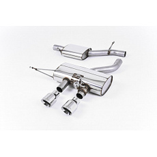 Milltek Sport homologovaný výfuk cat-back s rezonátorem (tišší) pro Volkswagen Golf Mk6 R 2.0 TFSI 270PS 2009-2013, typ koncovek: GT-100 leštěné