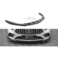 Maxton Design spoiler pod přední nárazník ver.4 pro Mercedes třída A W177 A35 AMG, černý lesklý plast ABS Maxton Design spoiler pod přední nárazník ver.4 pro Mercedes třída A W177 A35 AMG, černý lesklý plast ABS