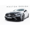 Maxton Design spoiler pod přední nárazník ver.2 pro Mercedes CLS C 257/53AMG, černý lesklý plast ABS