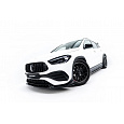 Maxton Design spoiler pod přední nárazník pro Mercedes GLA H247 /AMG 35, černý lesklý plast ABS