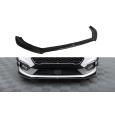 Maxton Design spoiler pod přední nárazník ver.1 pro Ford Fiesta, Fiesta ST Mk8, černý lesklý plast ABS Maxton Design spoiler pod přední nárazník ver.1 pro Ford Fiesta, Fiesta ST Mk8, černý lesklý plast ABS