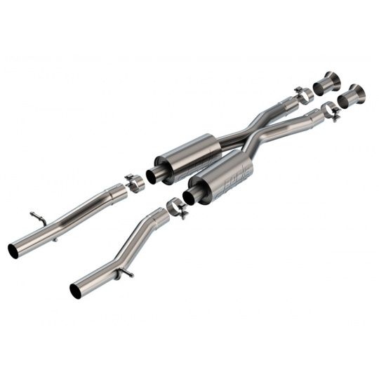 Borla středový díl výfukového systému "S-Type" pro Lexus RC F 5.0L V8, automat, RWD, r.v. 2015-2024