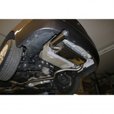 Fox Sportauspuff koncový tlumič výfuku s koncovkou 1x80 Typ 14 pro BMW řada 3 F30, F31 2013- s motorem 1.6