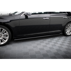 Maxton Design difuzory pod boční prahy pro Chrysler 300 Mk2, černý lesklý plast ABS