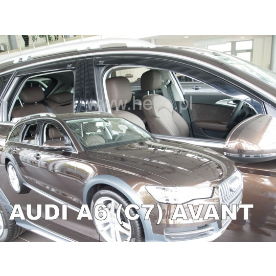 HEKO ofuky oken Audi A6 Avant (4G, 2011-2018) přední + zadní