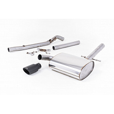 Milltek Sport výfukový systém cat-back bez rezonátoru (hlasitější) pro Volkswagen Corrado G60 1.8 1988-1991, typ koncovek: černé