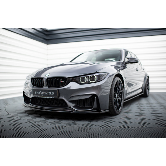 Maxton Design spoiler pod přední nárazník ver.1 pro BMW M3 F80, černý lesklý plast ABS Maxton Design spoiler pod přední nárazník ver.1 pro BMW M3 F80, černý lesklý plast ABS