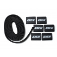 DEi Design Engineering sada termo izolačního návleku "Protect-A-Wire" délka 2,1 m + 6x koncovka s logem, barva: černá