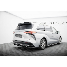 Maxton Design spoiler pod zadní nárazník s žebrováním pro Toyota Sienna Mk4, černý lesklý plast ABS Maxton Design spoiler pod zadní nárazník s žebrováním pro Toyota Sienna Mk4, černý lesklý plast ABS